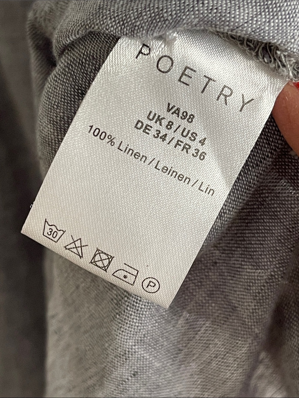 Poetry Linen Blouse - Picture 3 of 3